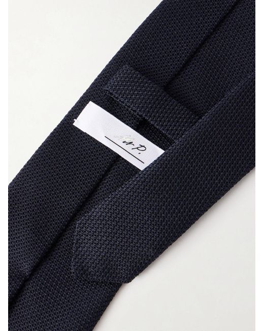 Mr P. Blue 8cm Silk Tie for men