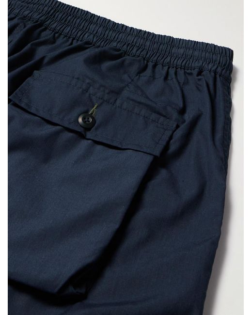 Universal Works Blue Straight-leg Shell Drawstring Trousers for men