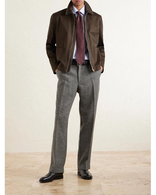 Paul Smith Brown Cotton-blend Twill Jacket for men