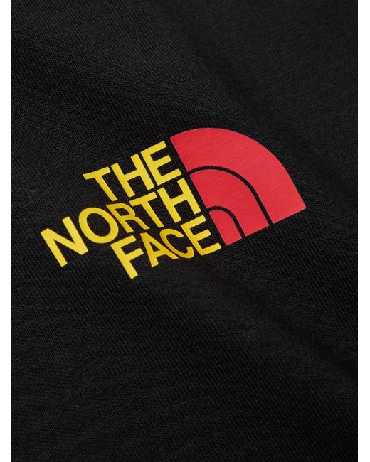 The North Face Black Slim-fit Logo-print Cotton-jersey T-shirt for men