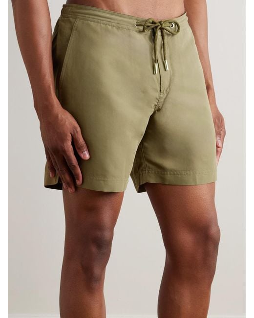 Orlebar Brown Green Bulldog Slim-Fit Mid-Length Recycled Swim Shorts for men