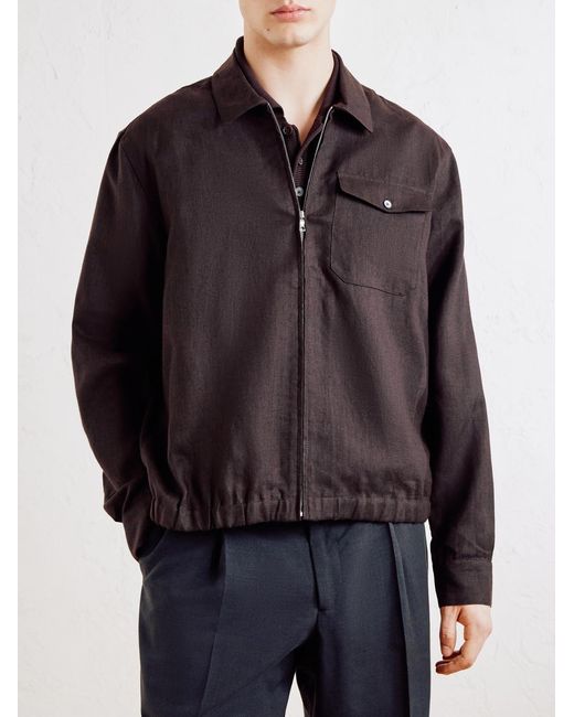 Mr P. Brown Linen Jacket for men
