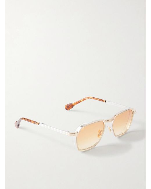 Jacques Marie Mage Natural Beckett D-Frame Titanium And Acetate Sunglasses for men