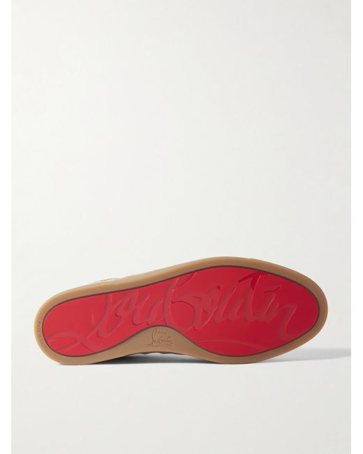 Christian Louboutin Brown Tutti Rui Suede Sneaker for men