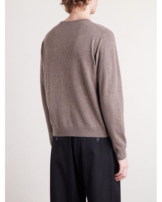 Jil Sander Purple Wool And Cashmere-Blend Sweater for men