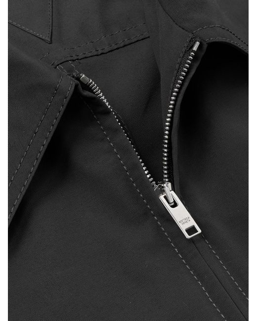 Bottega Veneta Black Cotton-Faille Blouson Jacket for men