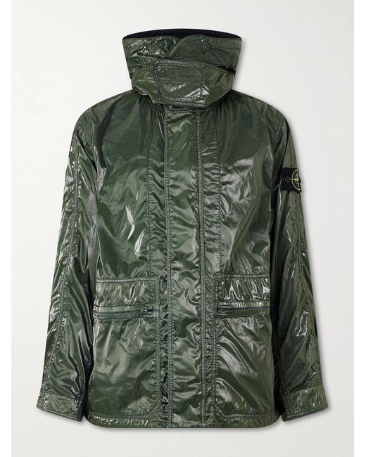 Stone Island Green New Balance Cotton-Ripstop Jacket for men