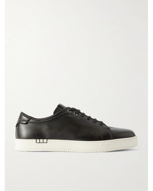 Berluti Black The Playtime Full-Grain Venezia Leather Sneakers for men