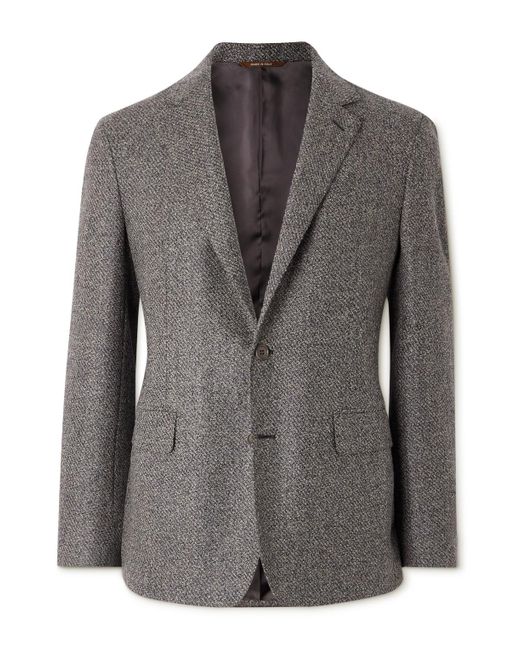 Canali Gray Wool-Blend Blazer for men
