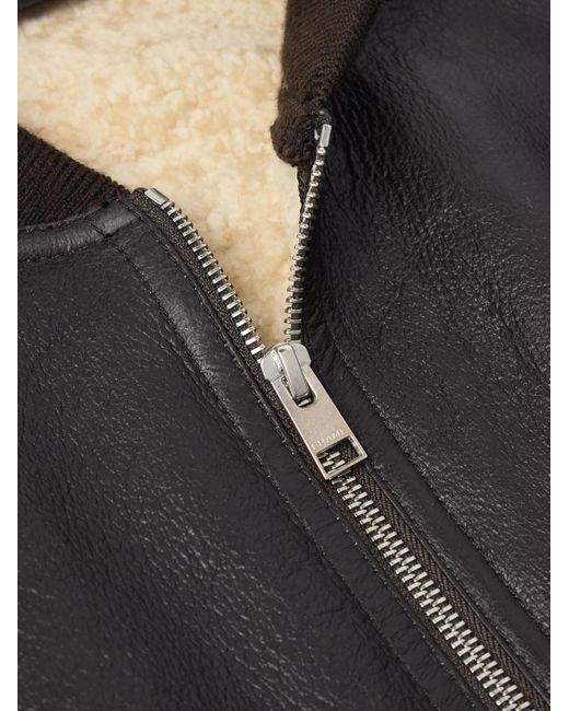 FRAME Black Shearling Jacket for men