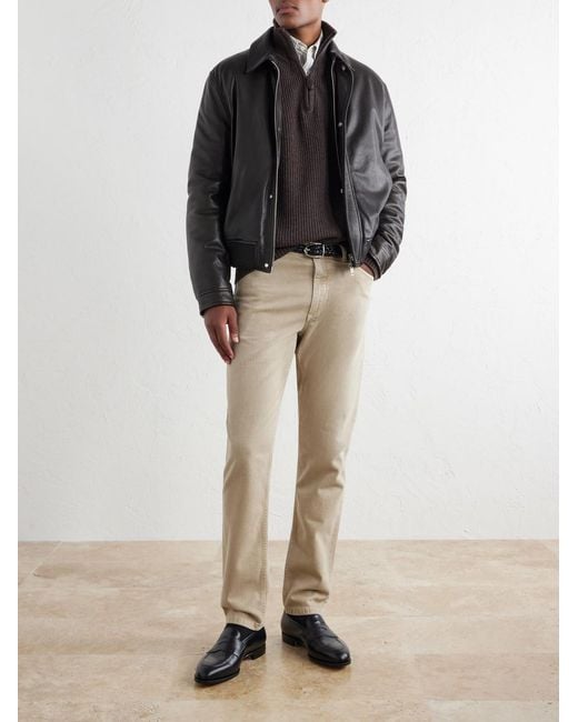 Zegna Natural Straight-leg Jeans for men