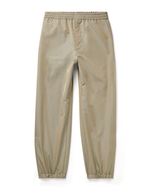 Auralee Natural Finx Straight-leg Padded Cotton-blend Trousers for men