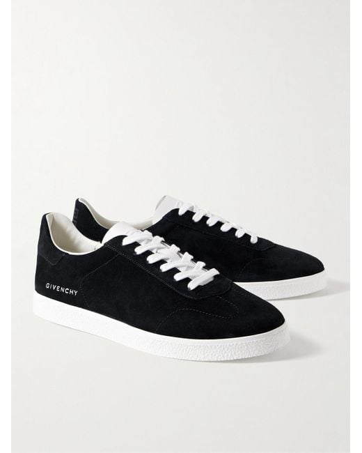 Givenchy Black Town Suede Sneakers for men
