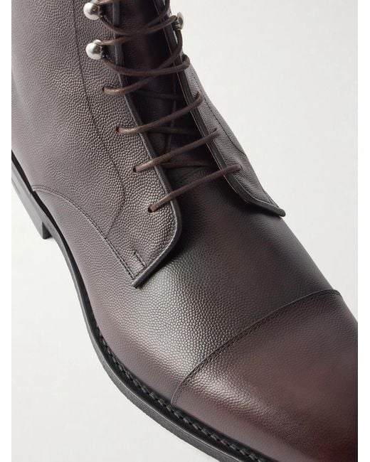 Church's Brown Edworth 2.0 Lace-Up Full-Grain Leather Boots for men