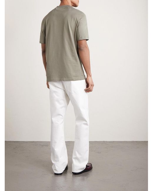 Brunello Cucinelli Gray Cotton-jersey T-shirt for men