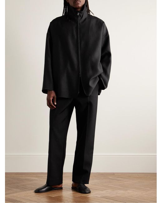 Fear Of God Black Virgin Wool And Silk-blend Jacket for men
