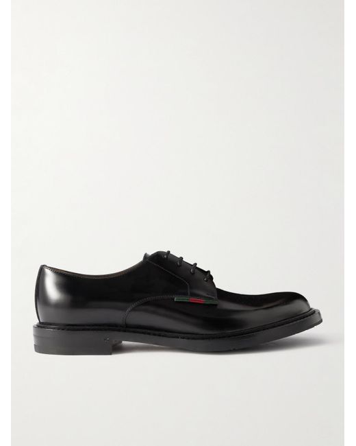Scarpe Derby di Gucci in Black da Uomo