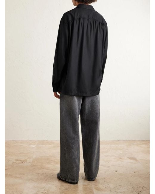 Our Legacy Black Every Lyocell Shirt for men