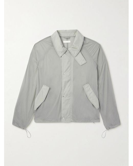 mfpen Gray Provenance Recycled-Ripstop Jacket for men