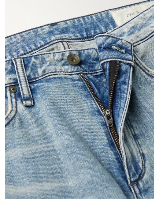 Rag & Bone Blue Fit 3 Straight-leg Jeans for men