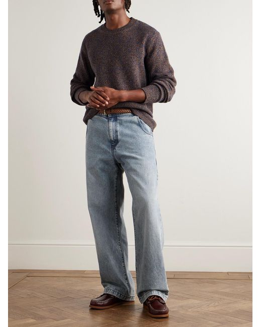 Massimo Alba Purple Chad Wool Sweater for men