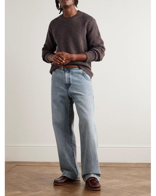 Massimo Alba Purple Chad Wool Sweater for men
