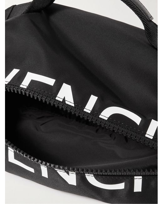 Marsupio in shell con logo e finiture in pelle G-Zip di Givenchy in Black da Uomo