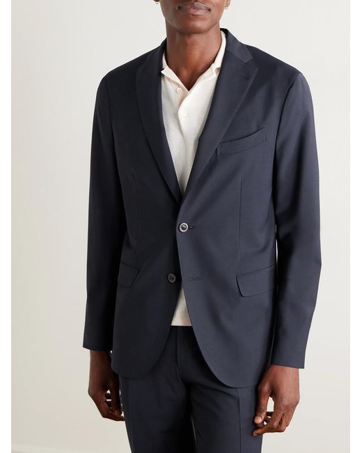 Boglioli Blue K-Jacket Wool-Blend Suit Jacket for men