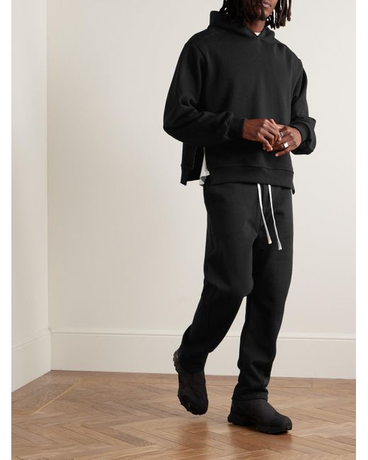 John Elliott Black Studio Fleece Villain 2.0 Cotton-jersey Hoodie for men