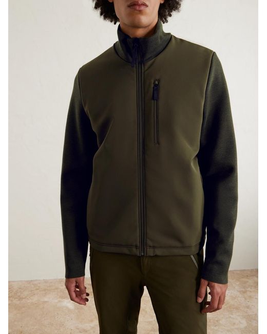 Aztech Mountain Green Evan Shell And Wool Down Jacket for men