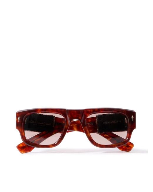 Jacques Marie Mage Multicolor Thundercloud Square-Frame Acetate Sunglasses for men