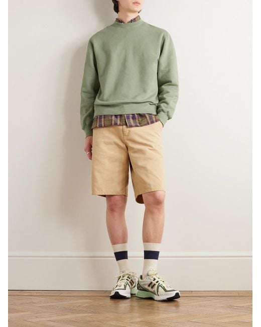 Beams Plus Green Cotton-jersey Sweatshirt for men