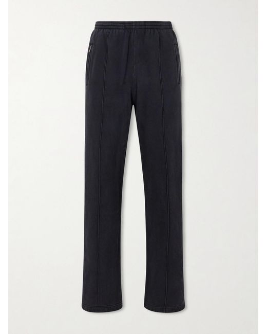 Our Legacy Blue Straight-leg Cotton-jersey Sweatpants for men