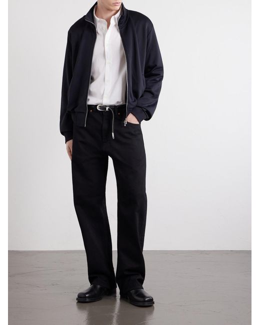 Our Legacy White Beyond Logo-Embroidered Tencel Lyocell And Cotton-Blend Poplin Shirt for men