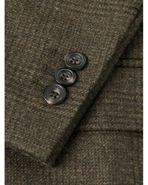 J. Mueser Green Waverly Prince Of Wales Checked Wool Suit Jacket for men