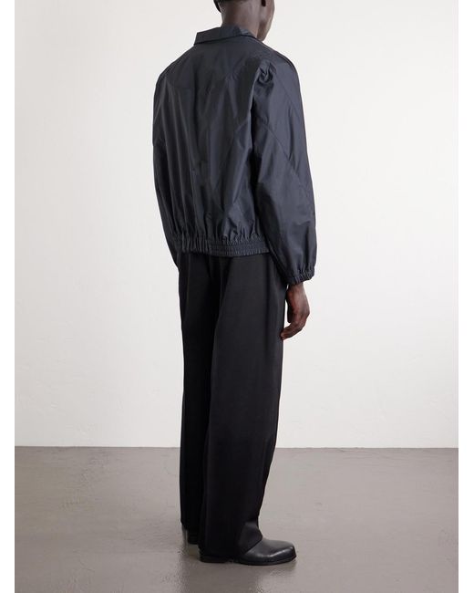 Givenchy Blue Cotton-Blend Shell Blouson Jacket for men