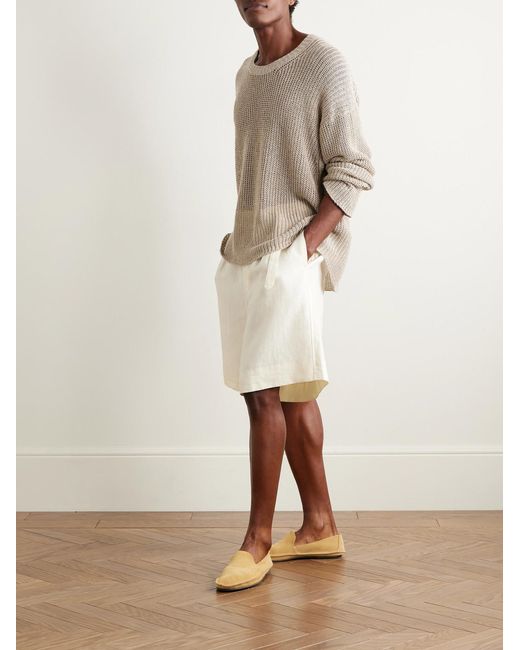 STÒFFA Natural Linen Sweater for men