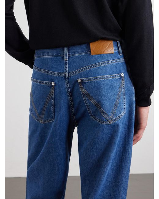 Bottega Veneta Blue Straight-Leg Jeans for men