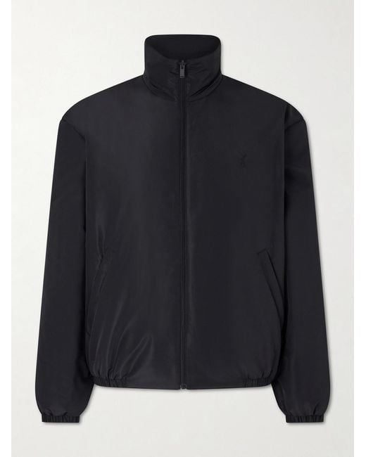 Saint Laurent Black Shell Blouson Jacket for men