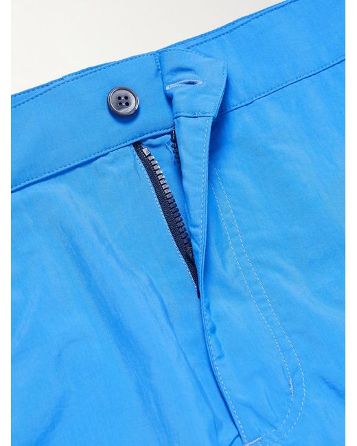 Slowear Blue Slim-Fit Mid-Length Swim Shorts for men