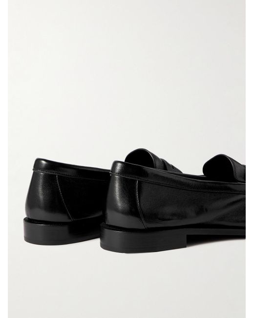 Saint Laurent Black Le Loafer Penny Slippers for men
