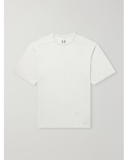 Rick Owens White Brad Cotton-Jersey T-Shirt for men