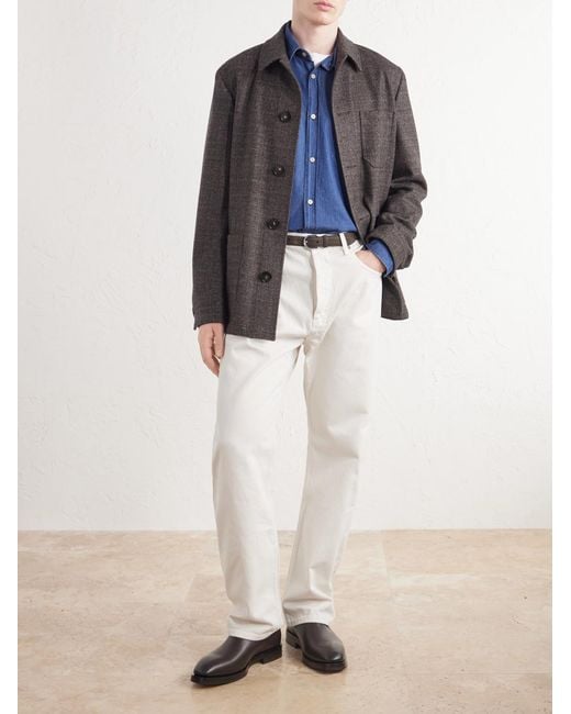 Boglioli Blue Denim Shirt for men