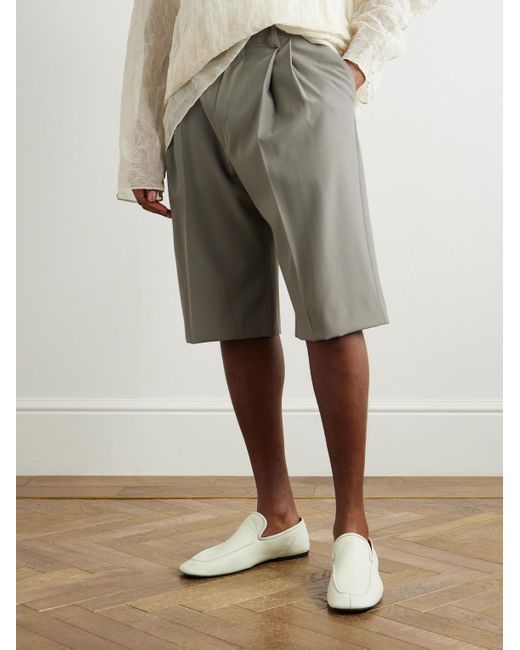 Dries Van Noten Loafers aus Leder in White für Herren