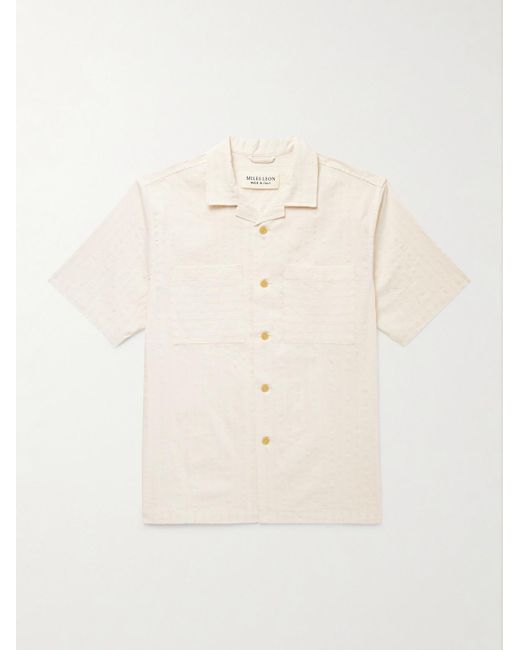 Camicia di Miles Leon in Natural da Uomo