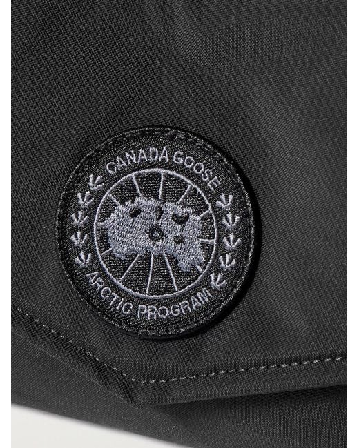Canada Goose Black Logo-Appliquéd Shell Belt Bag for men