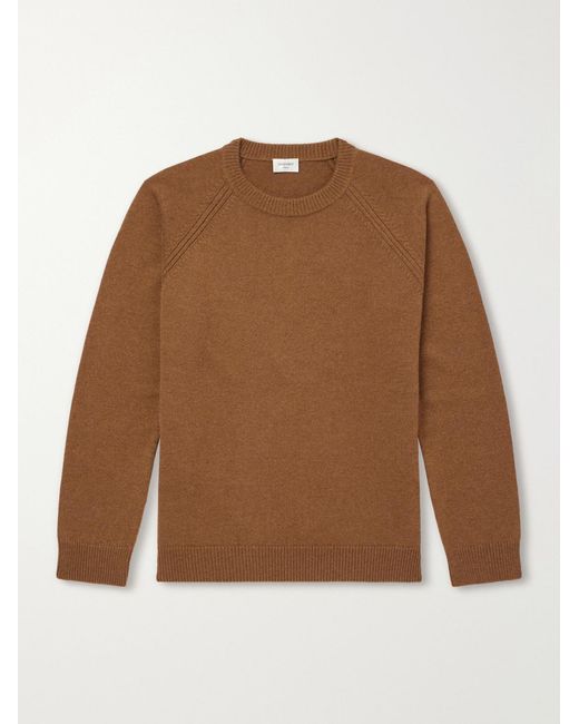 Saint Laurent Brown Cashmere Sweater for men