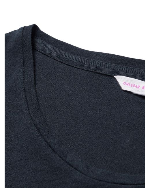 Orlebar Brown Blue Ob-T Slim-Fit Cotton-Jersey T-Shirt for men