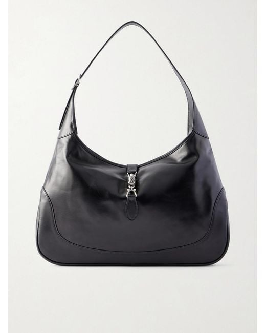 Gucci Black Jackie 1961 Leather Shoulder Bag for men
