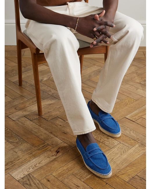 Castaner Blue Nacho Denim Espadrilles for men